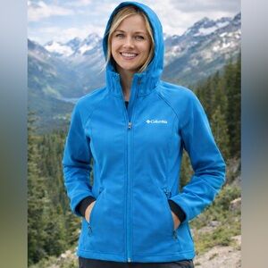 Columbia Women's Vibrant Blue Wind & Water Resistant Ski Jacket